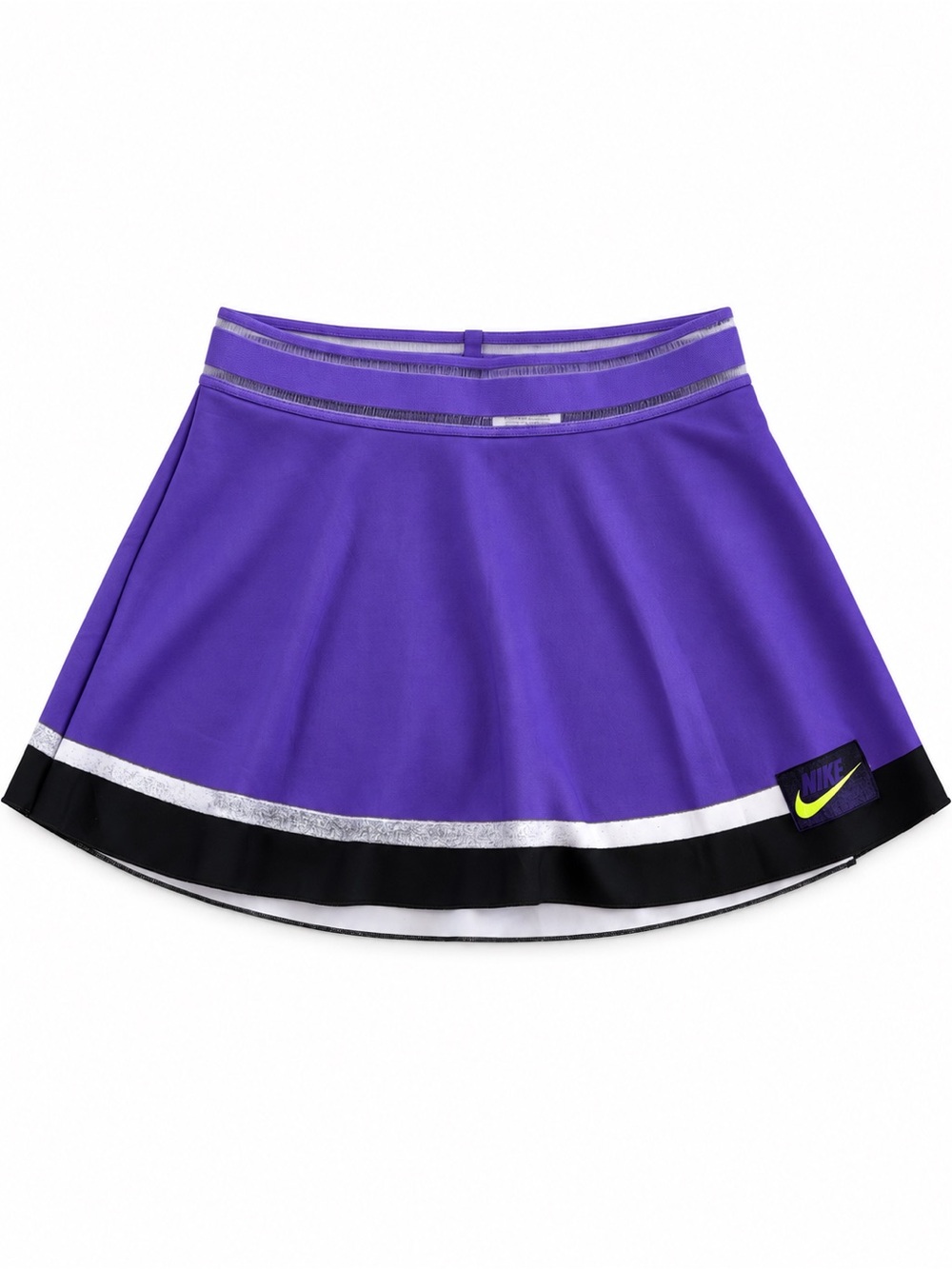 NIKE COURT SLAM DRI FIT TENNIS SKORT WOMENS XS PURPLE BUILT IN SHORTS